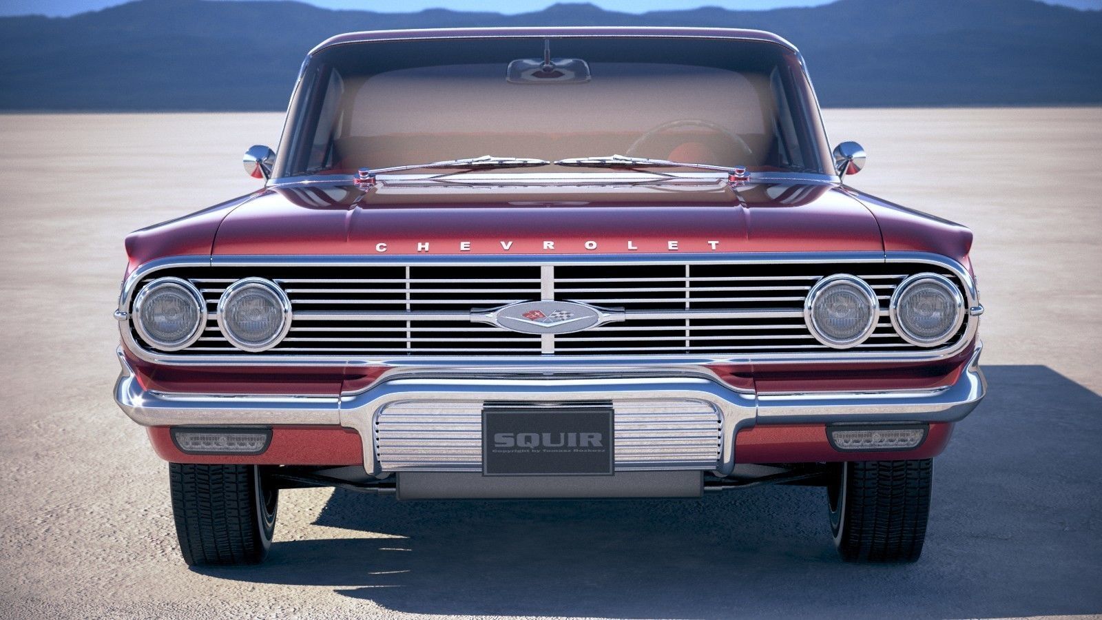 Chevrolet Impala Sedan CG 1960 3D model_9