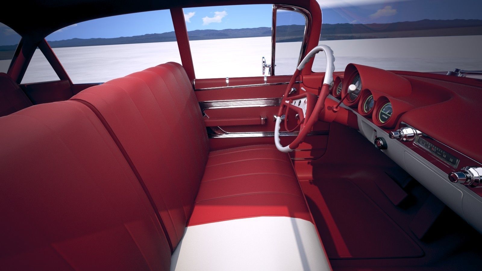 Chevrolet Impala Sedan CG 1960 3D model_19