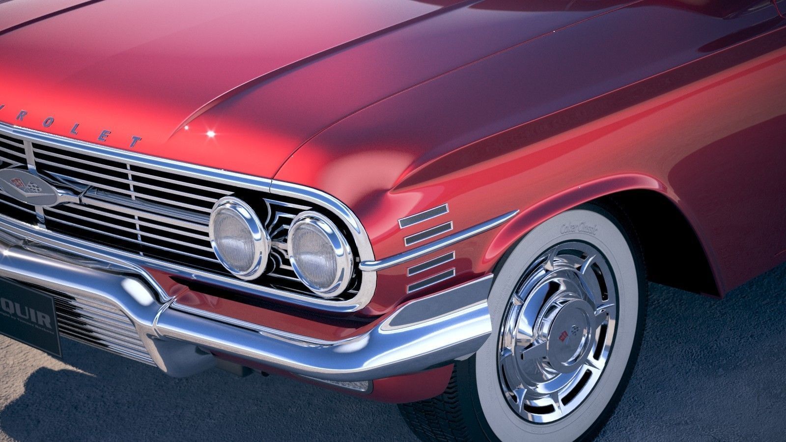 Chevrolet Impala Sedan CG 1960 3D model_2