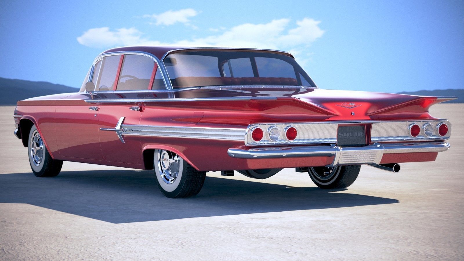 Chevrolet Impala Sedan CG 1960 3D model_13