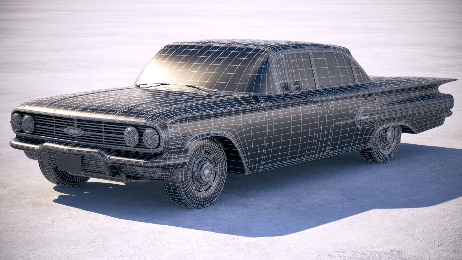 Chevrolet Impala Sedan CG 1960 3D model_22