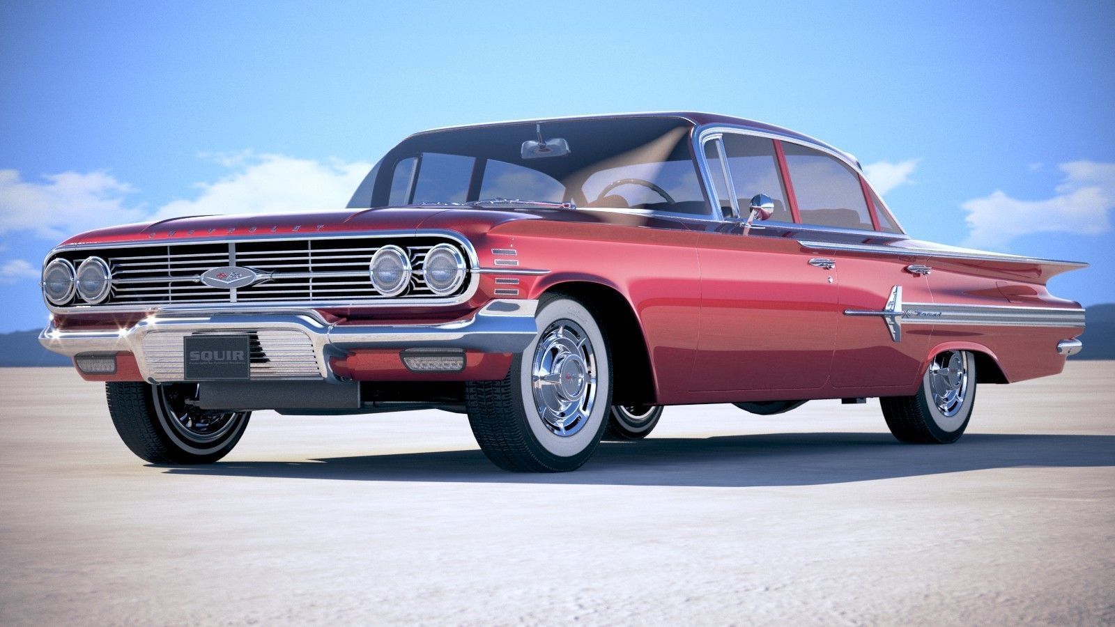 Chevrolet Impala Sedan CG 1960 3D model_12