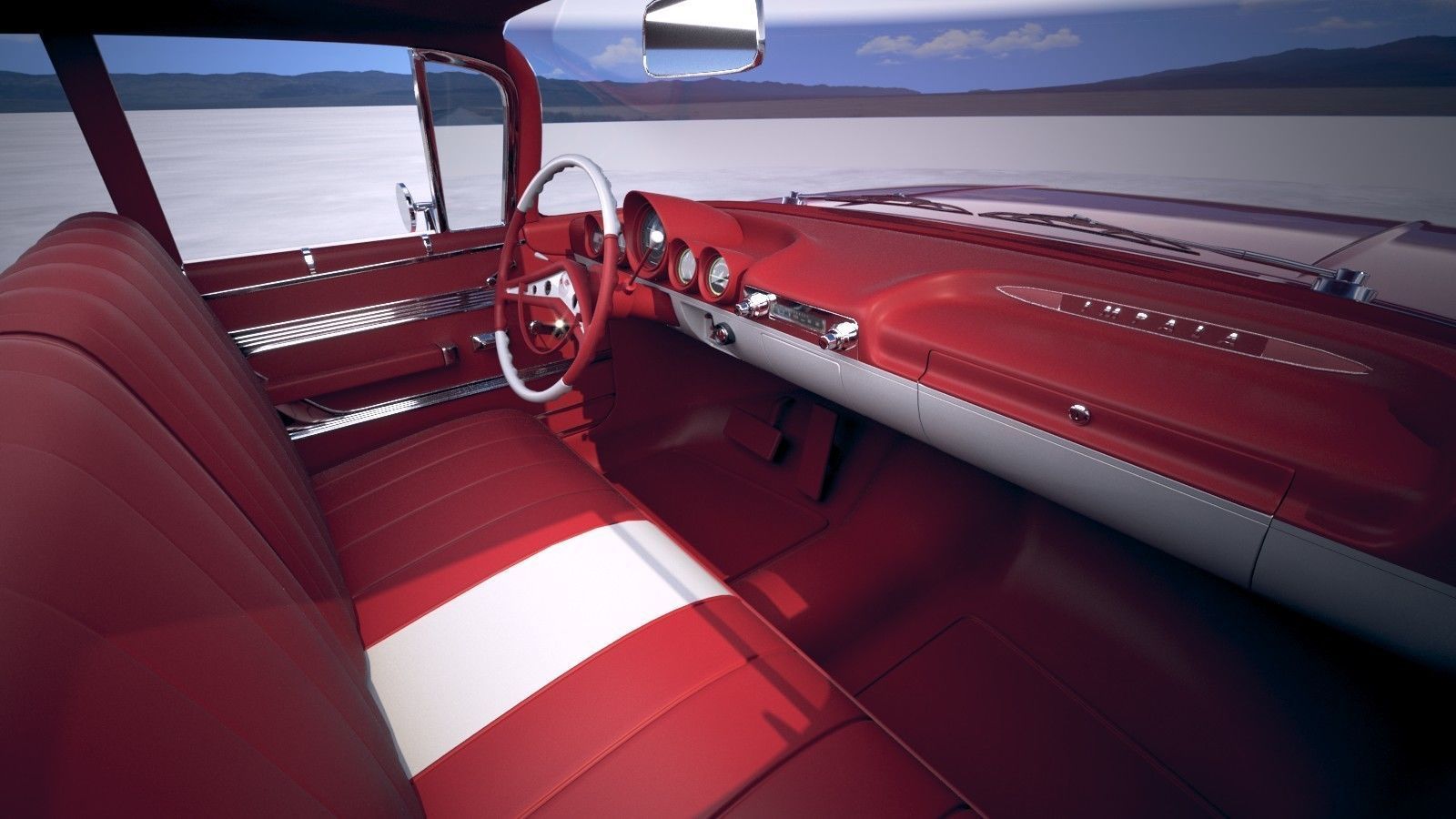 Chevrolet Impala Sedan CG 1960 3D model_18