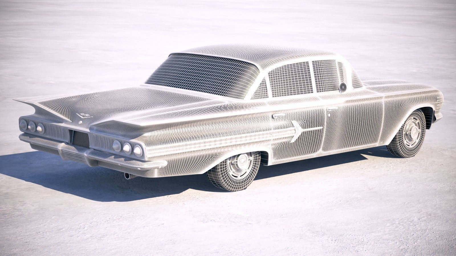 Chevrolet Impala Sedan CG 1960 3D model_21