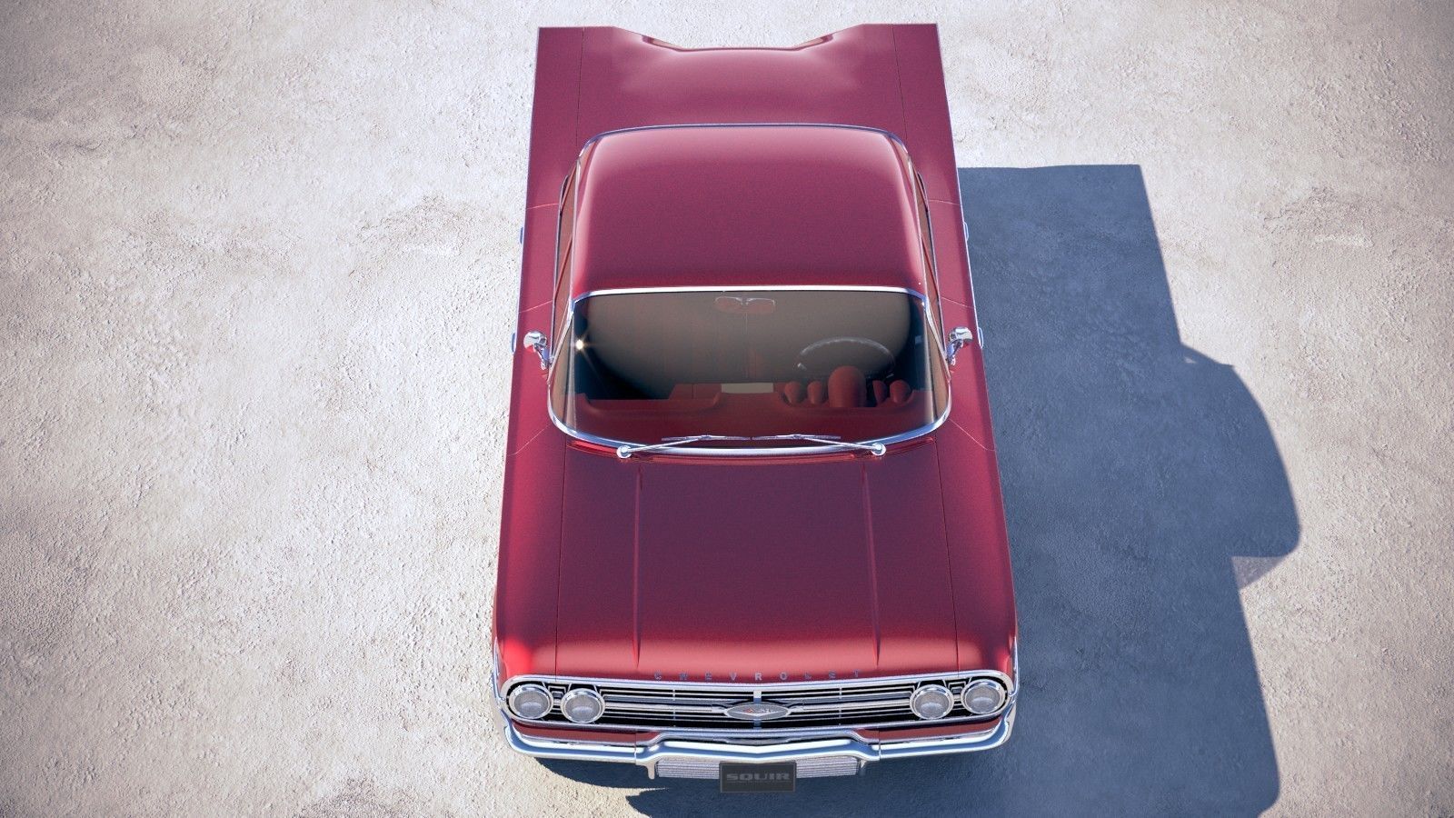 Chevrolet Impala Sedan CG 1960 3D model_8