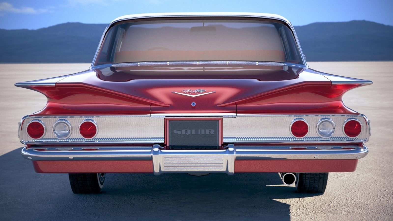 Chevrolet Impala Sedan CG 1960 3D model_10