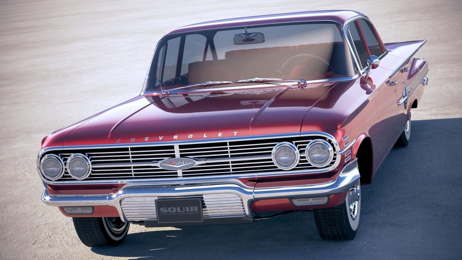 Chevrolet Impala Sedan CG 1960 3D model_1