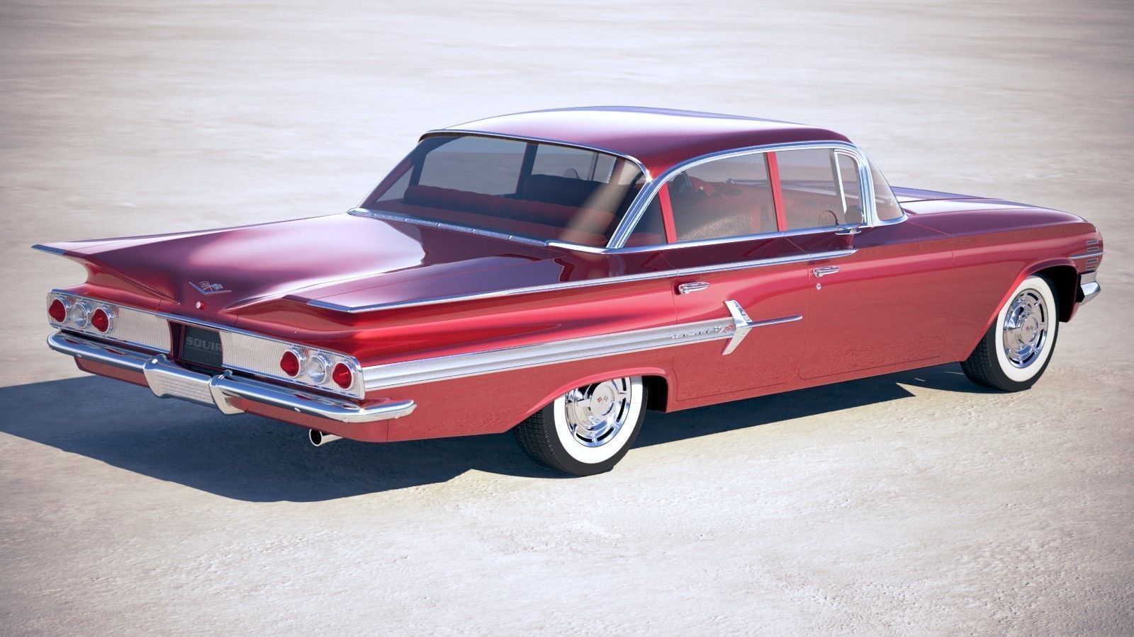 Chevrolet Impala Sedan CG 1960 3D model_4