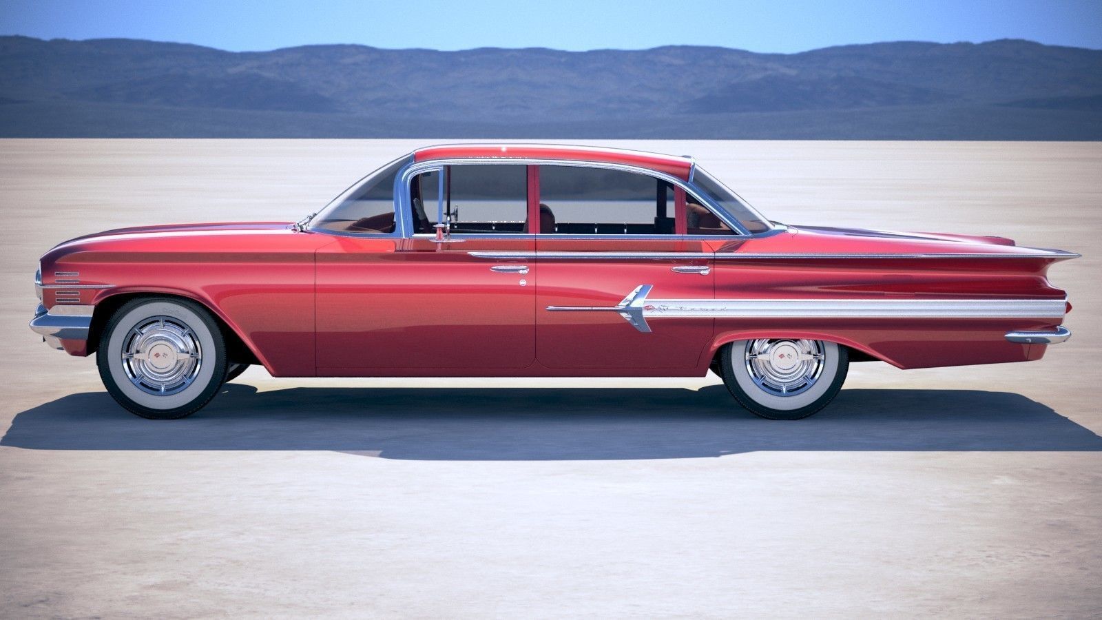 Chevrolet Impala Sedan CG 1960 3D model_6