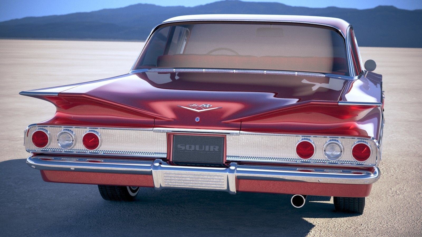 Chevrolet Impala Sedan CG 1960 3D model_5