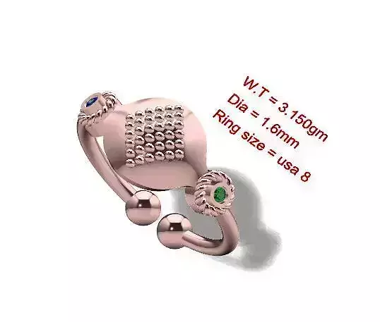 Bosa Ring 3D print model