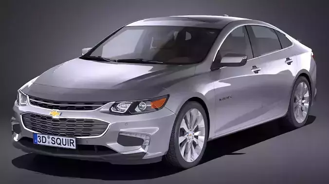 Chevrolet Malibu CG 2017 Lowpoly