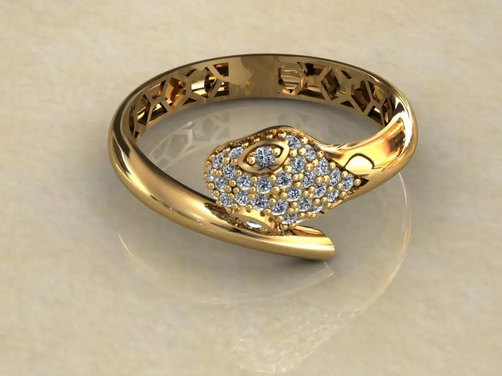 Women Wedding Engagement Ring 18 3D print model