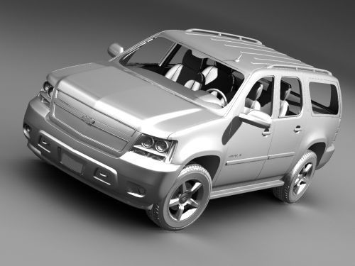 Chevrolet Suburban CG 2007 3D model_3