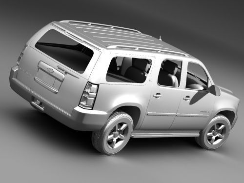 Chevrolet Suburban CG 2007 3D model_2