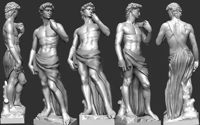 David of Michelangelo  3D print model