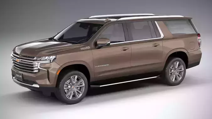 Chevrolet Suburban High Country CG 2021 3D model