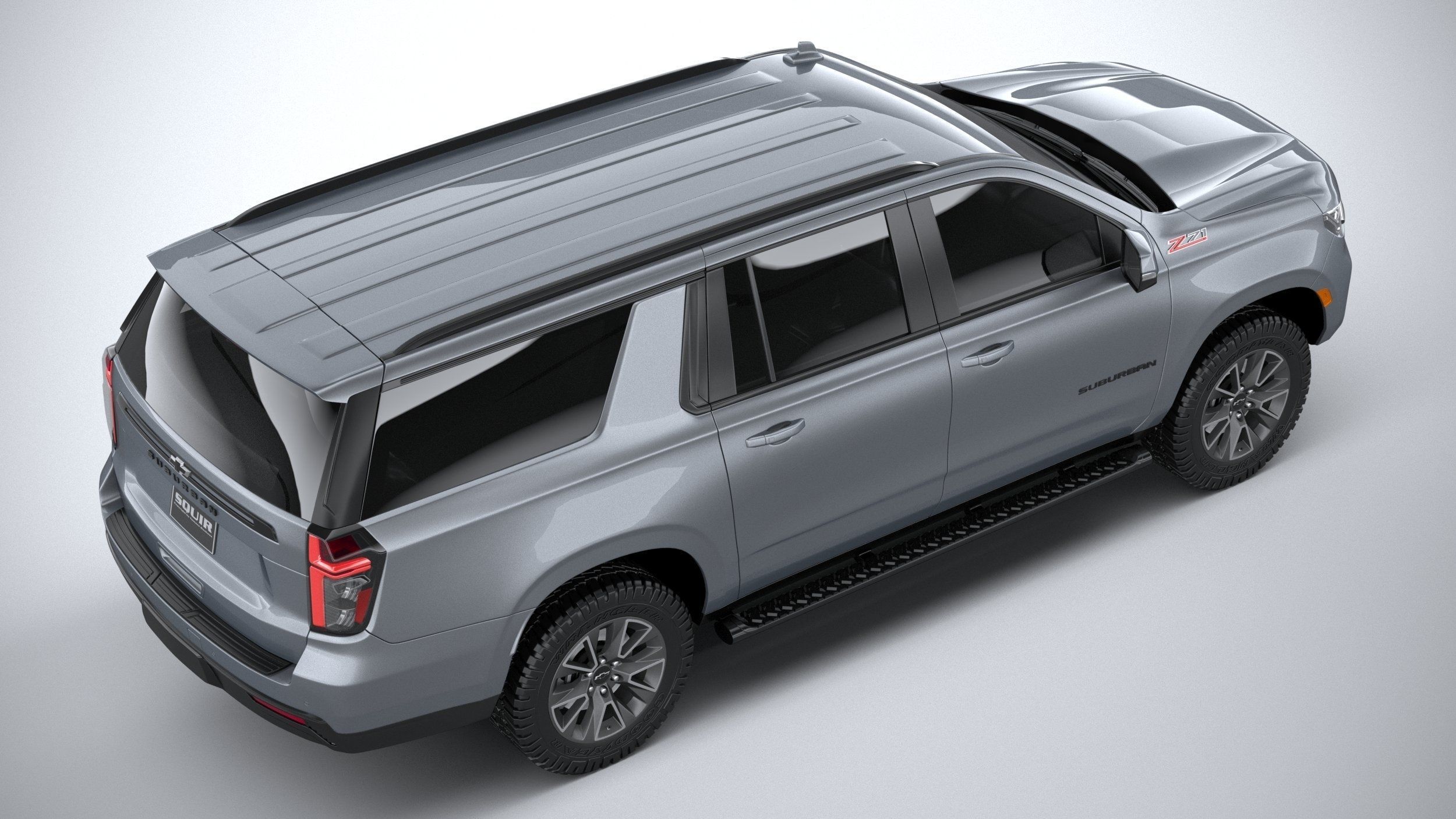 Chevrolet Suburban Z71 CG 2021 3D model_10