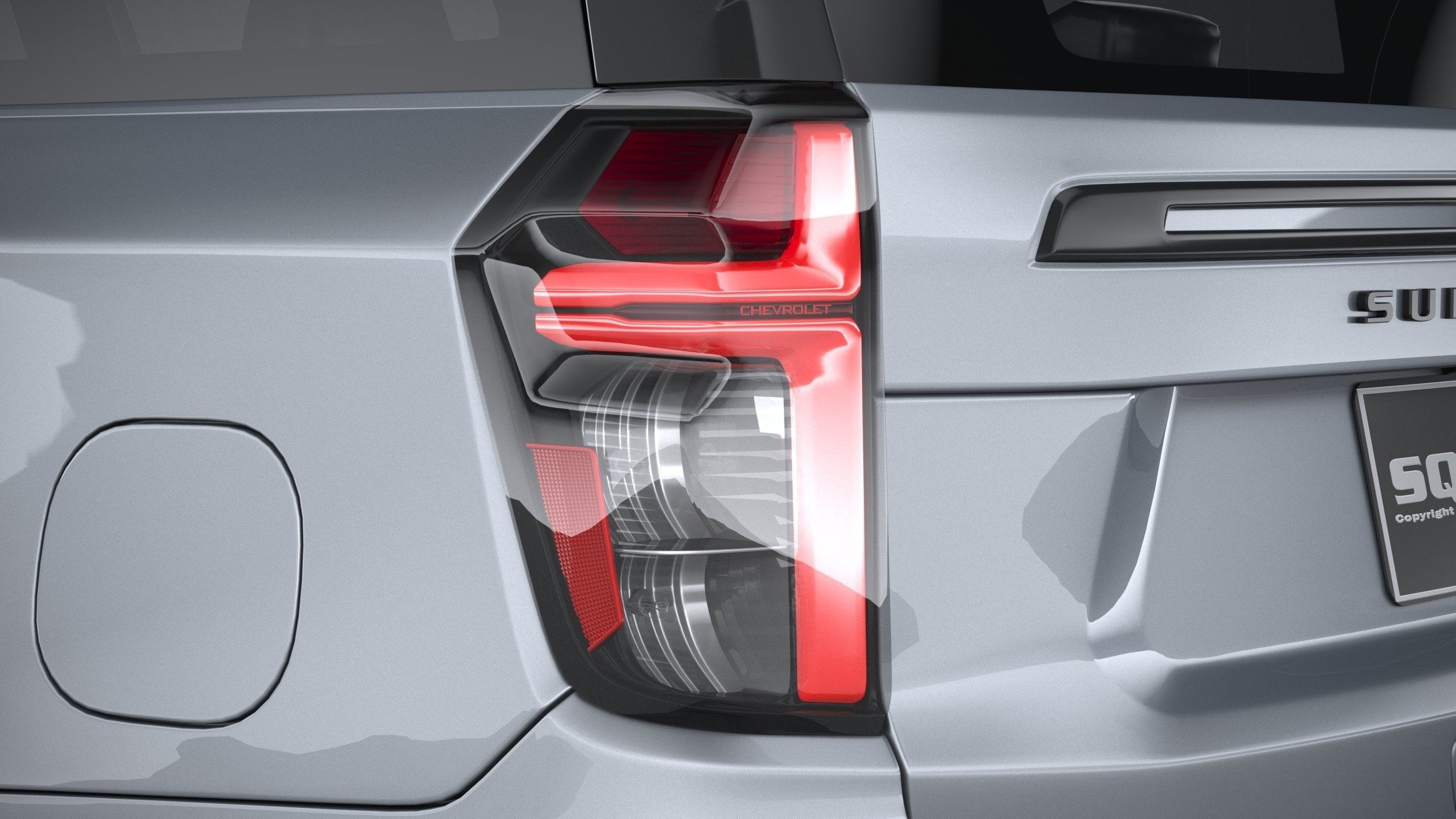 Chevrolet Suburban Z71 CG 2021 3D model_15