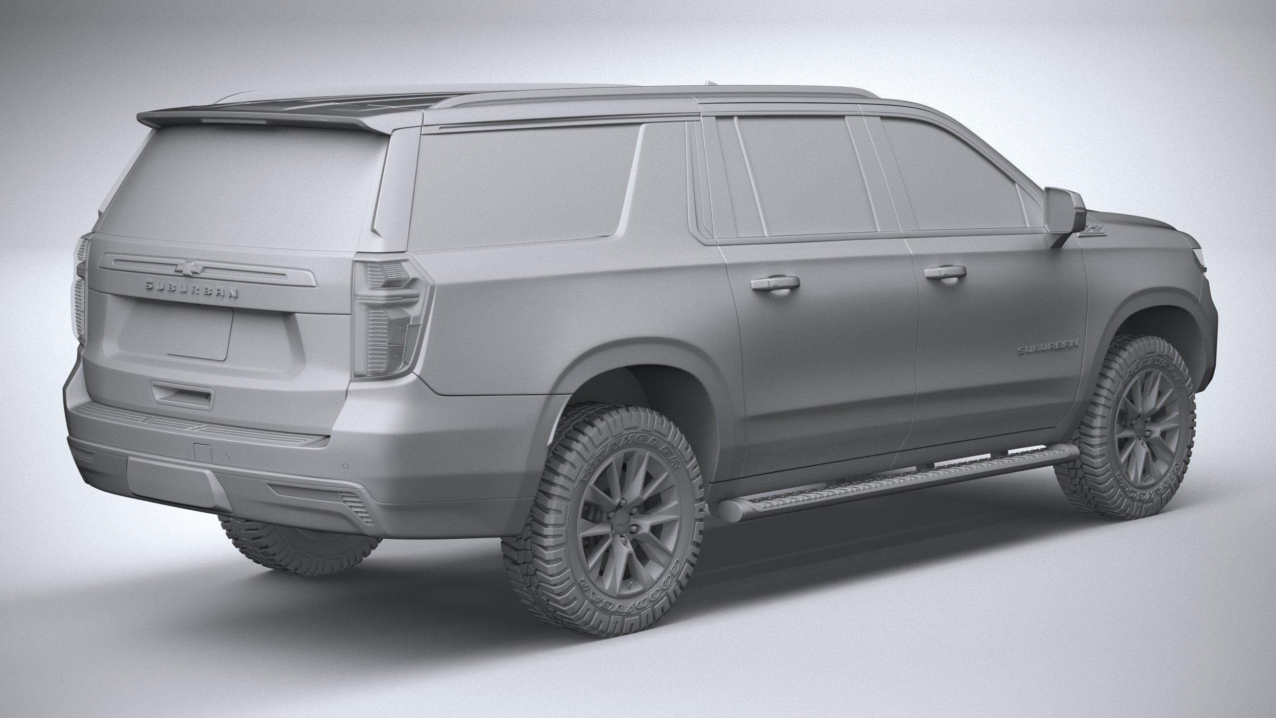 Chevrolet Suburban Z71 CG 2021 3D model_25