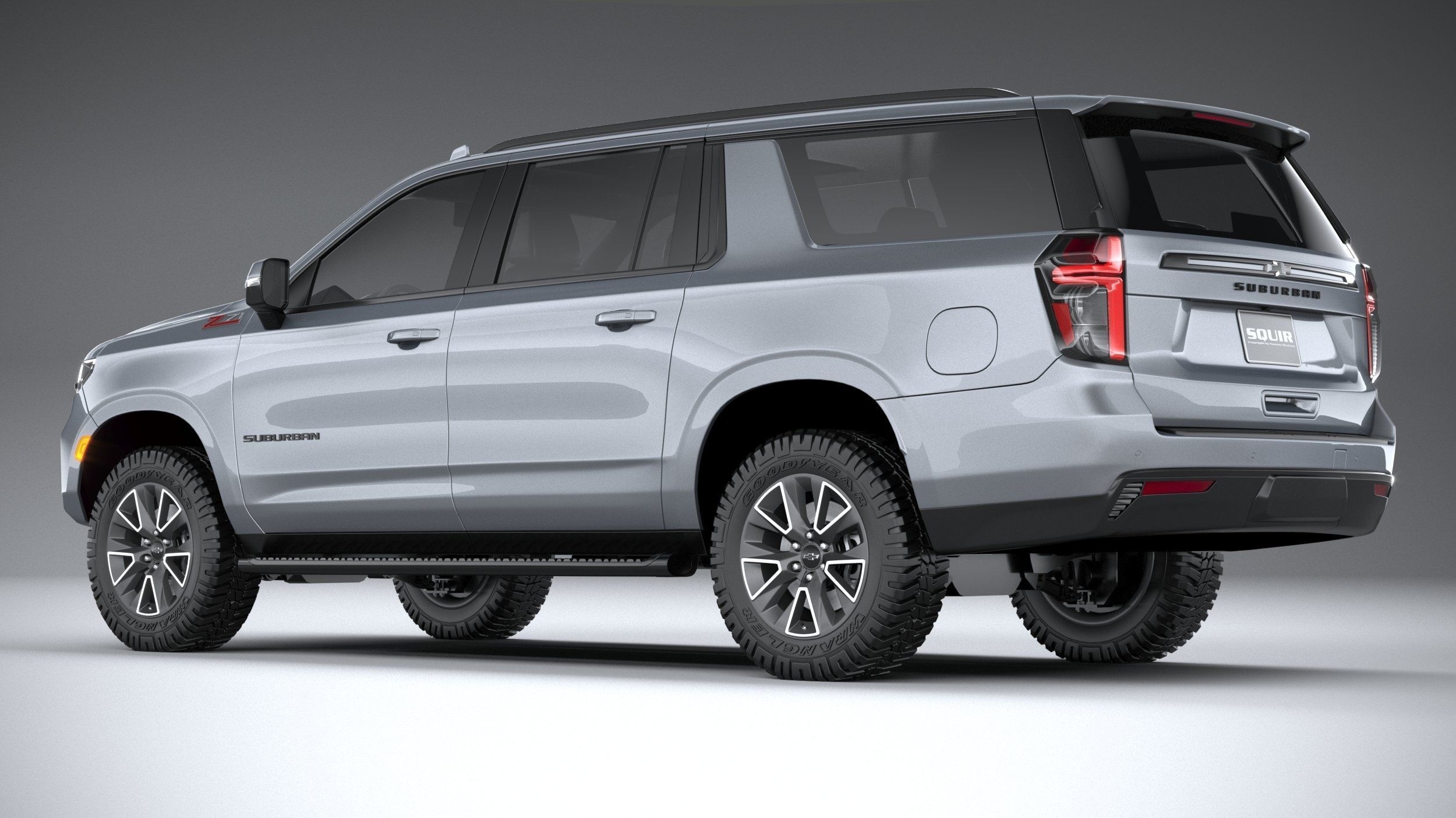 Chevrolet Suburban Z71 CG 2021 3D model_5