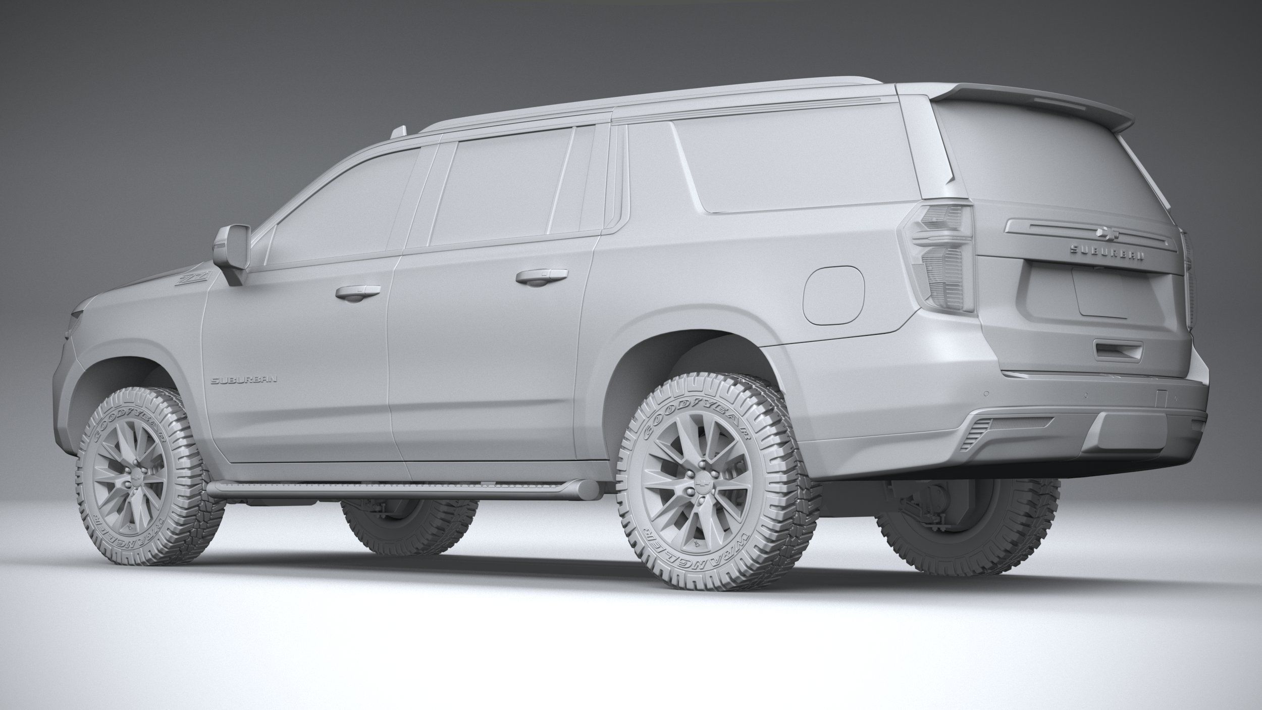 Chevrolet Suburban Z71 CG 2021 3D model_21