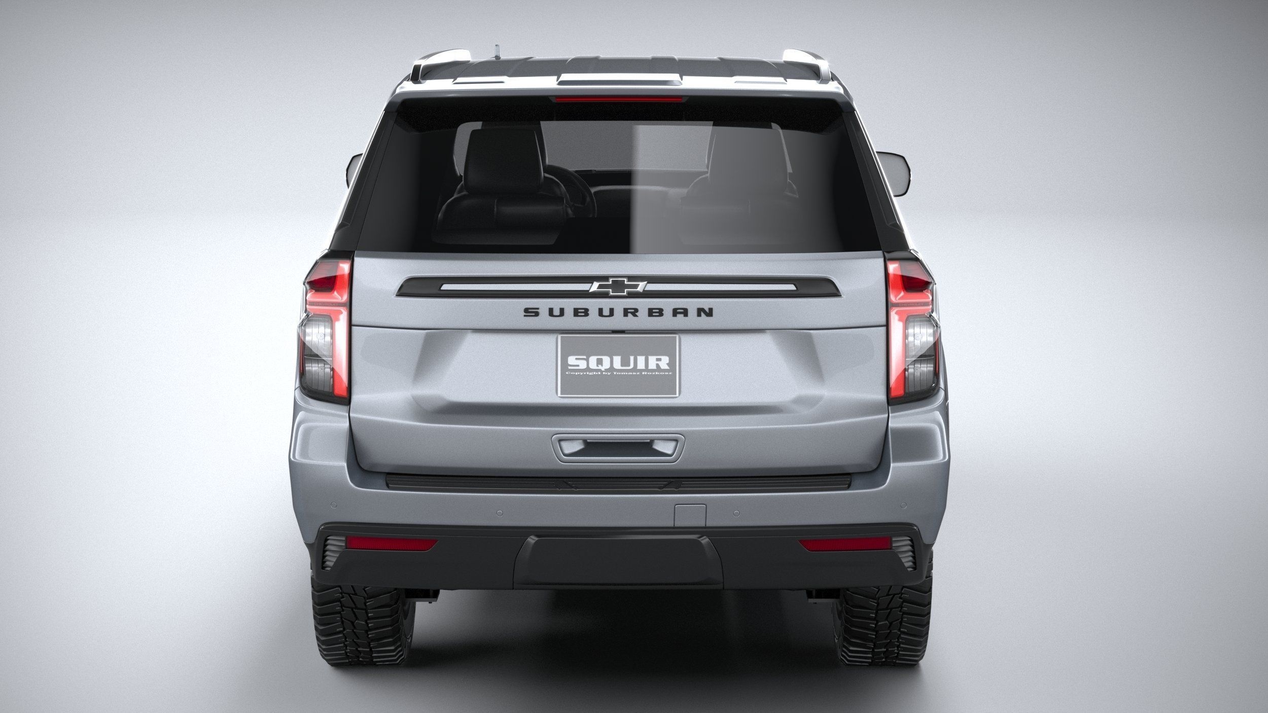 Chevrolet Suburban Z71 CG 2021 3D model_4