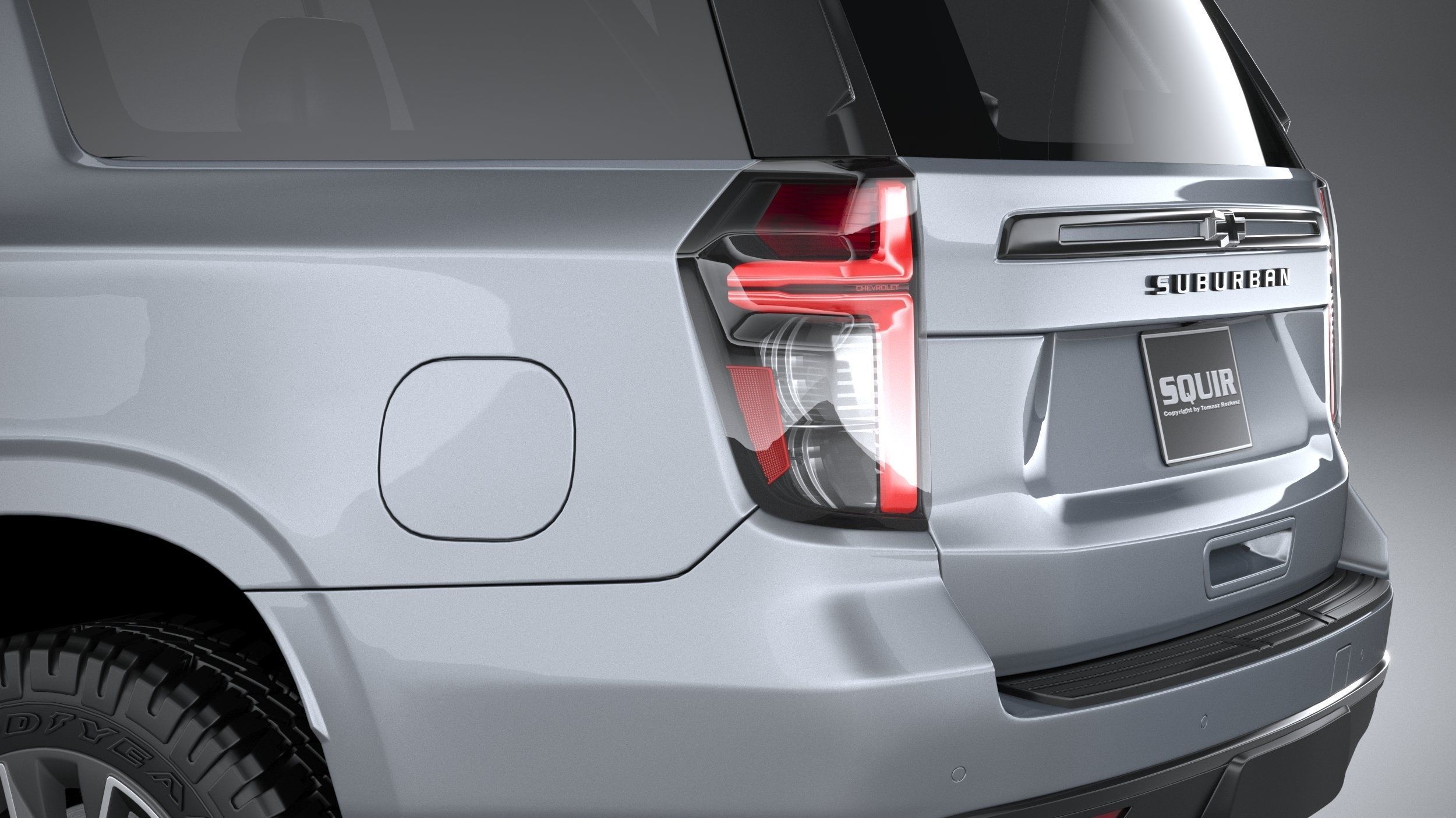 Chevrolet Suburban Z71 CG 2021 3D model_6