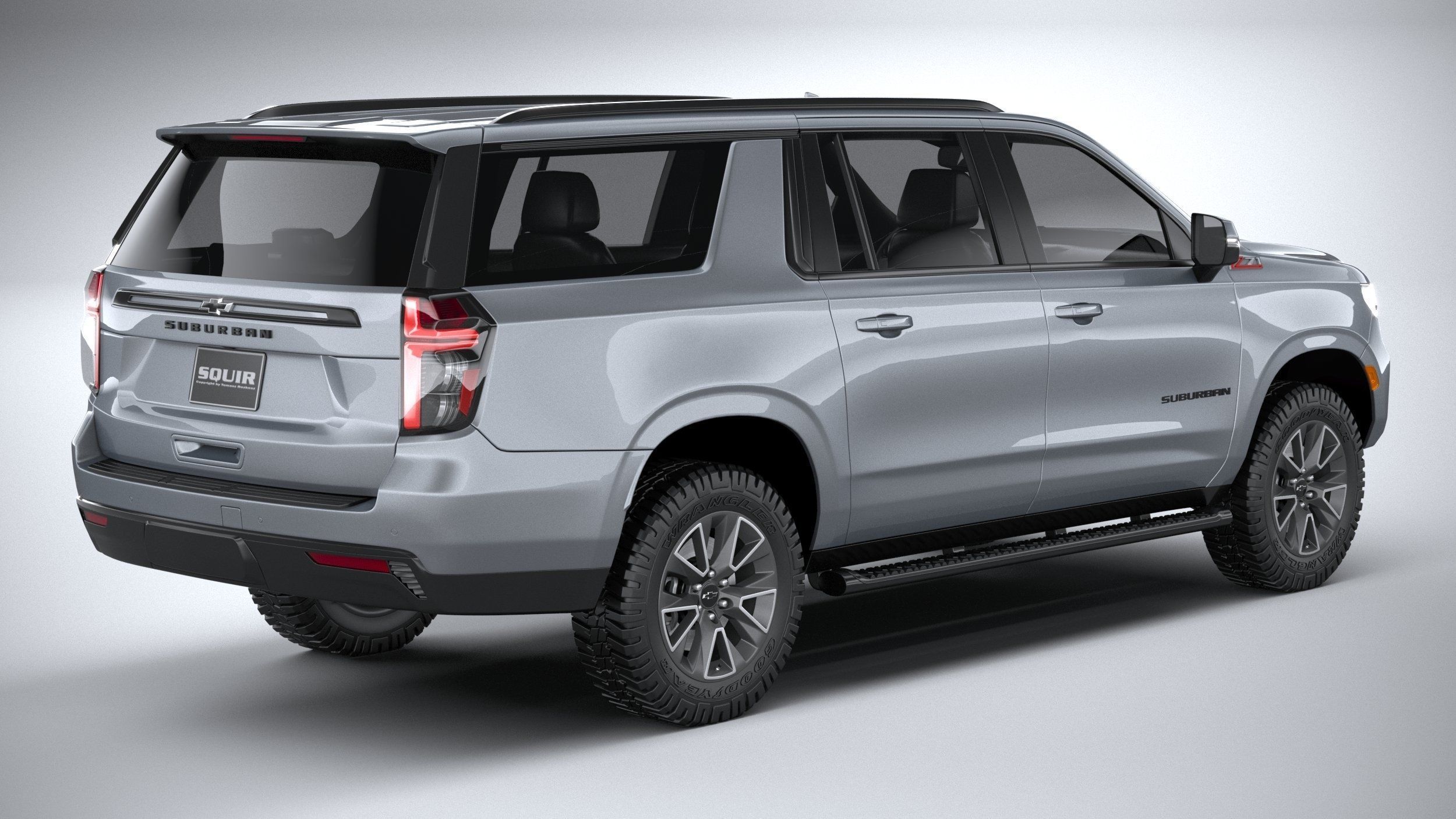 Chevrolet Suburban Z71 CG 2021 3D model_17
