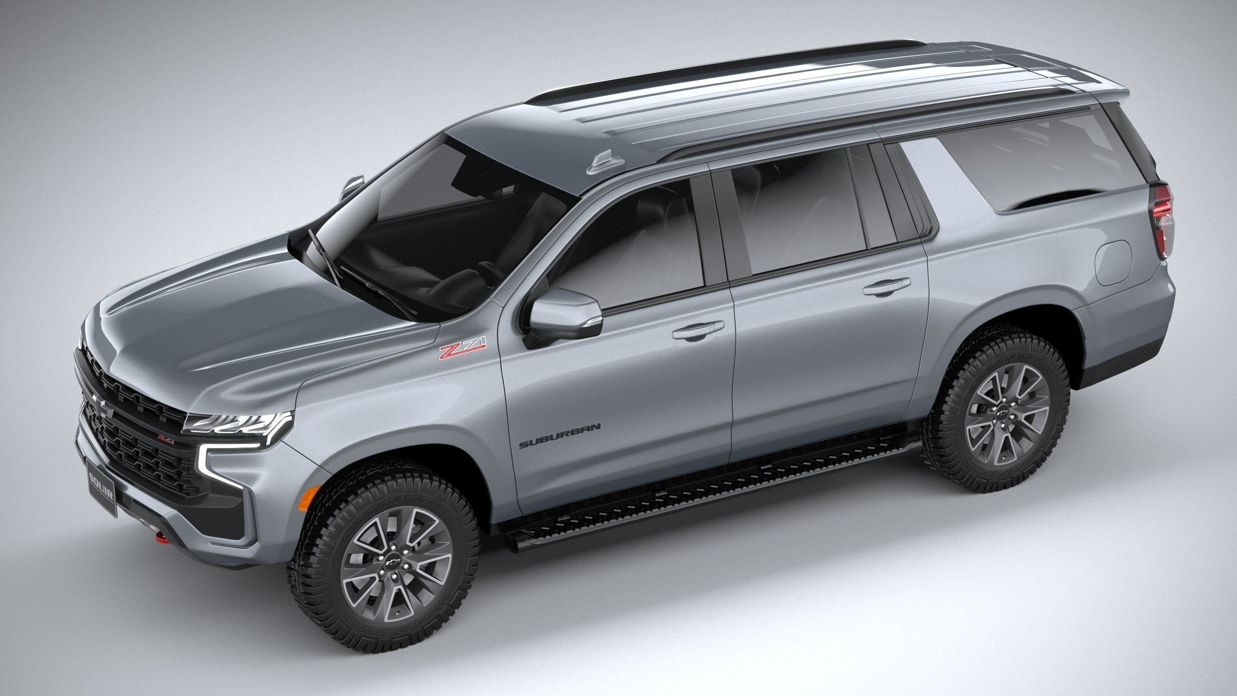 Chevrolet Suburban Z71 CG 2021 3D model_7