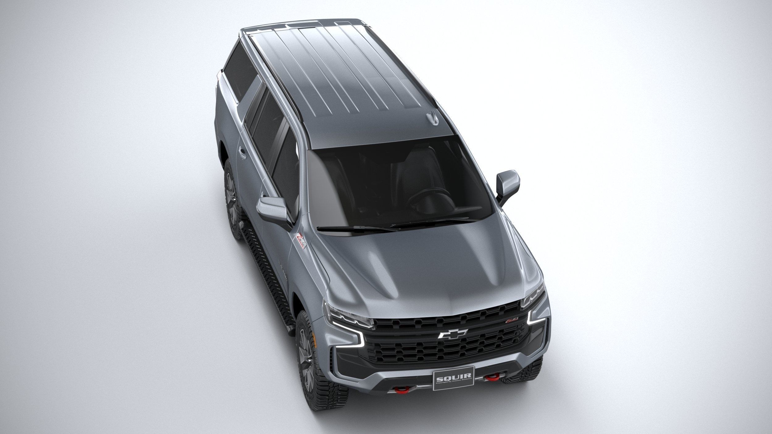 Chevrolet Suburban Z71 CG 2021 3D model_12