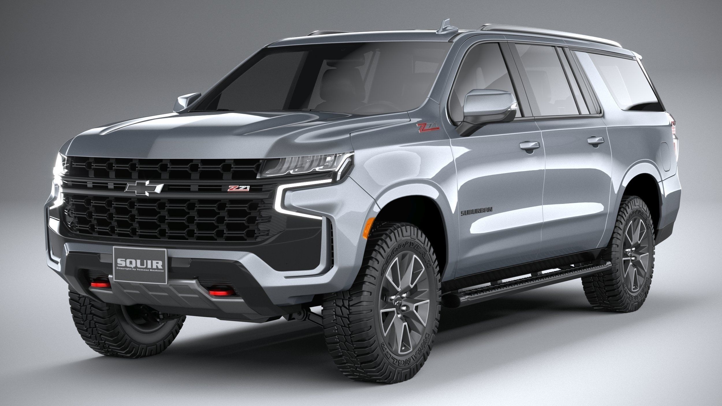 Chevrolet Suburban Z71 CG 2021 3D model_2