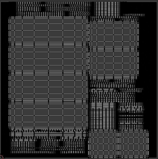 Shelf Low-poly 3D model_4