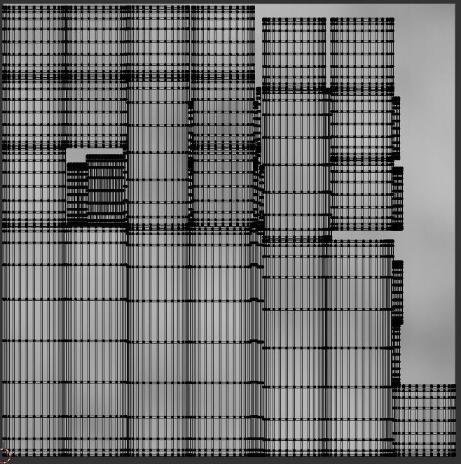 Shelf Low-poly 3D model_4