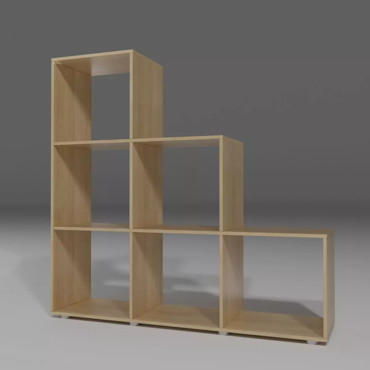 Shelf Low-poly 3D model_0