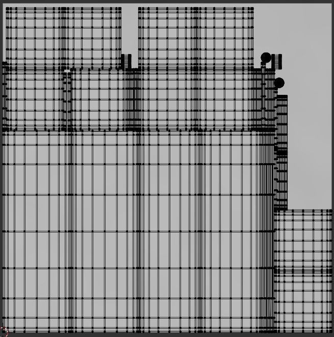 Shelf Low-poly 3D model_4