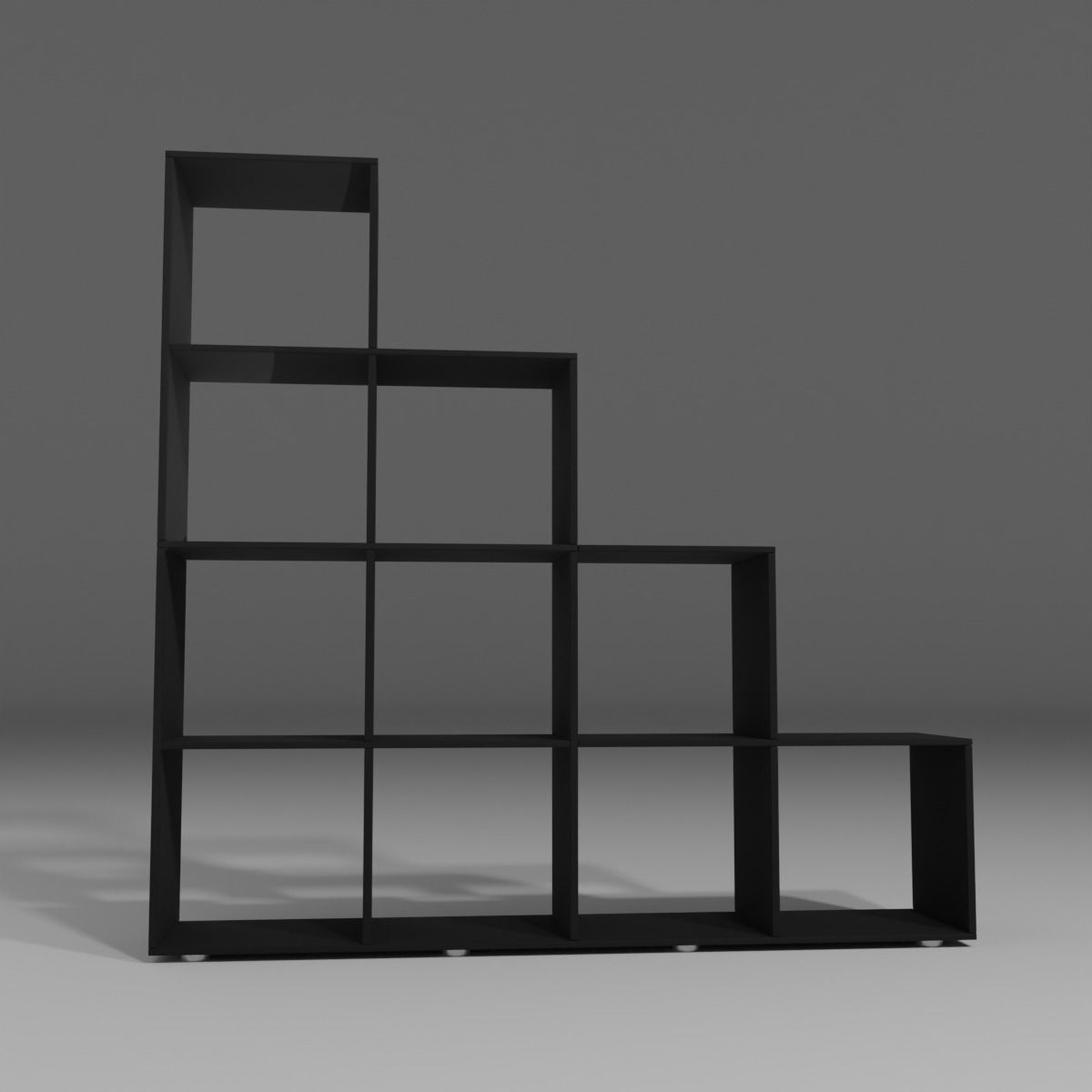 Shelf Low-poly 3D model_1