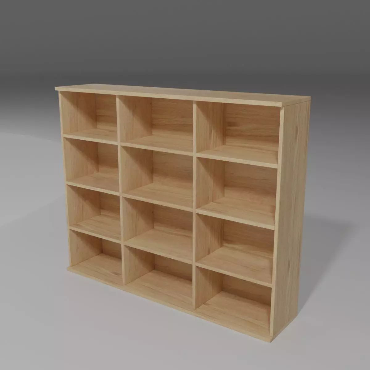 Shelf Low-poly 3D model_0