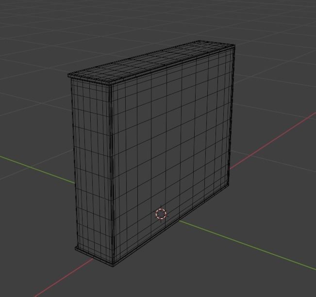 Shelf Low-poly 3D model_3