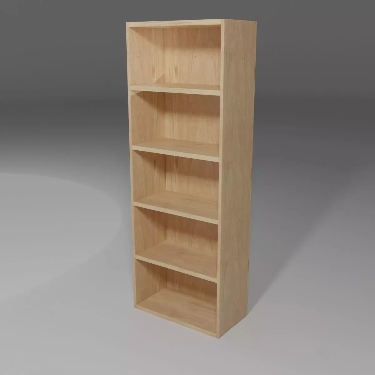 Shelf Low-poly 3D model_0