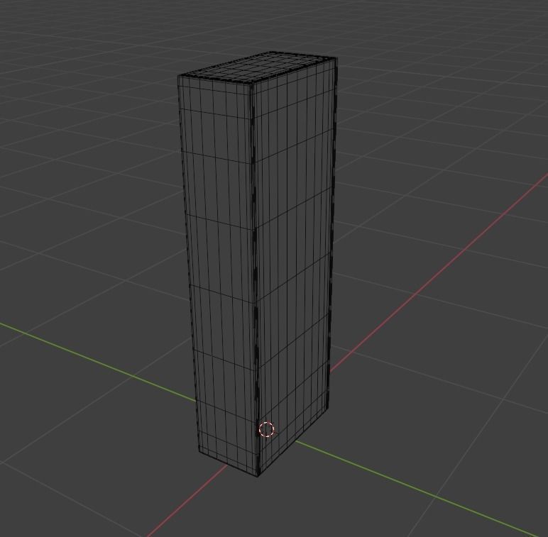 Shelf Low-poly 3D model_3