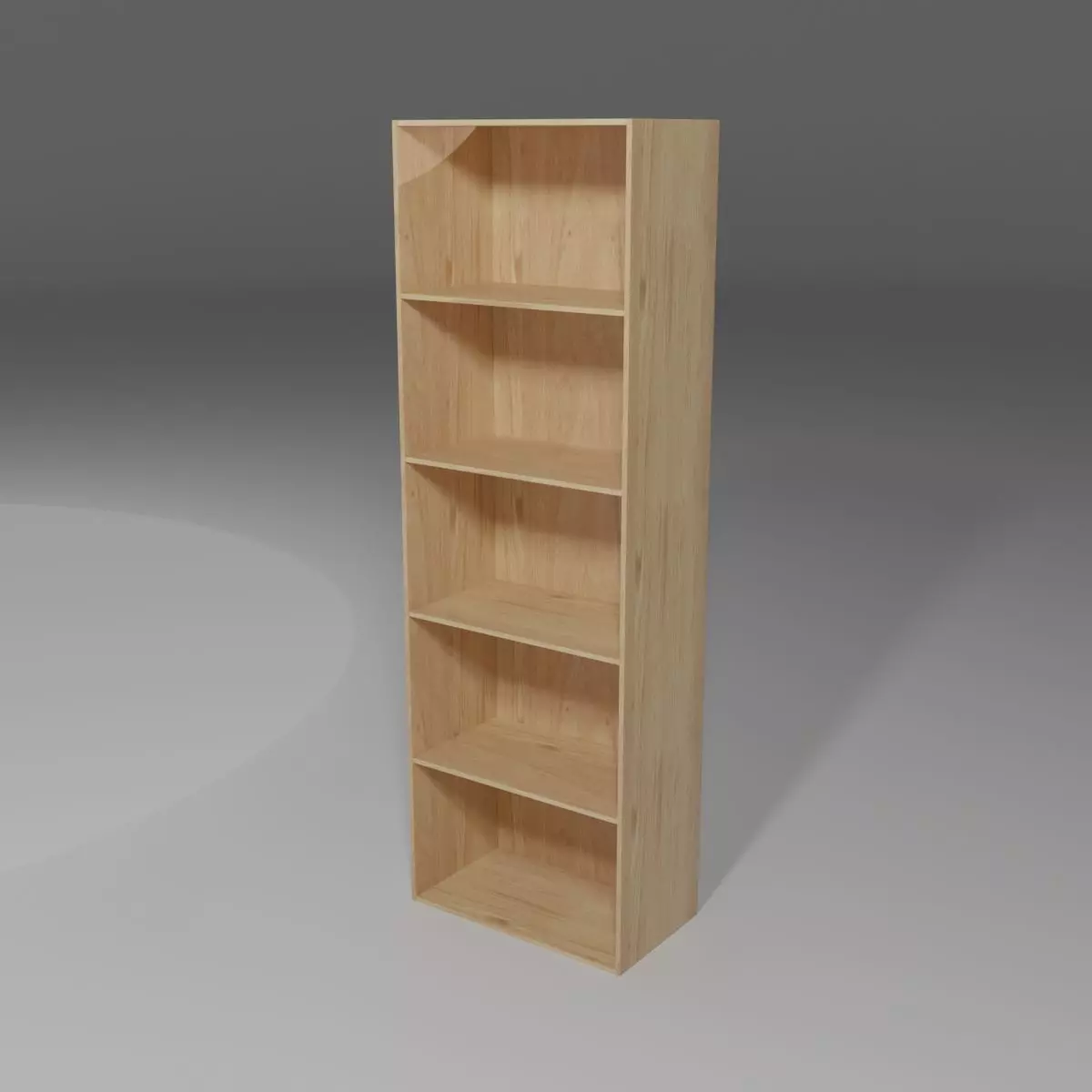 Shelf Low-poly 3D model_0