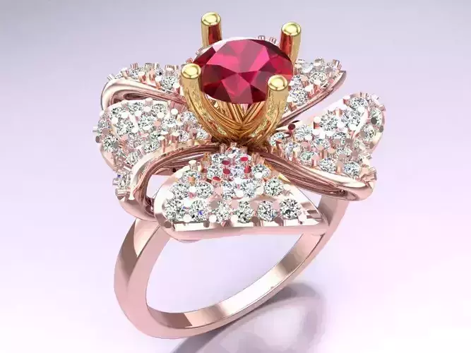 Flower Rings - Womens Ring - N119413