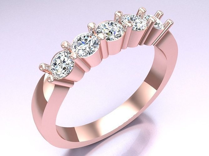 Diamond Ring - Womens Rings - N119426 3D print model