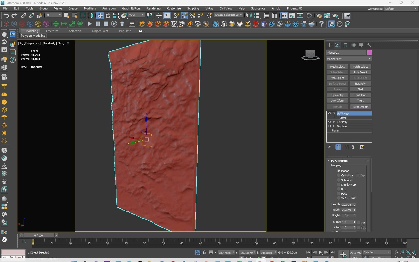 Bathroom Interior scene V-RAY RENDER 3D model 3D model_11