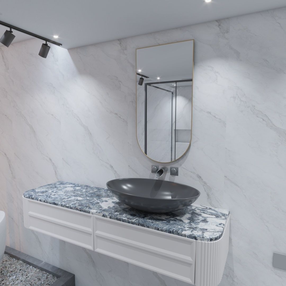 Bathroom Interior scene V-RAY RENDER 3D model 3D model_2