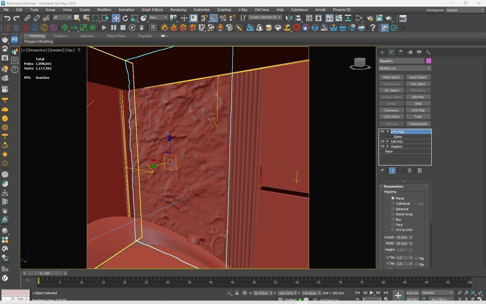 Bathroom Interior scene V-RAY RENDER 3D model 3D model_12