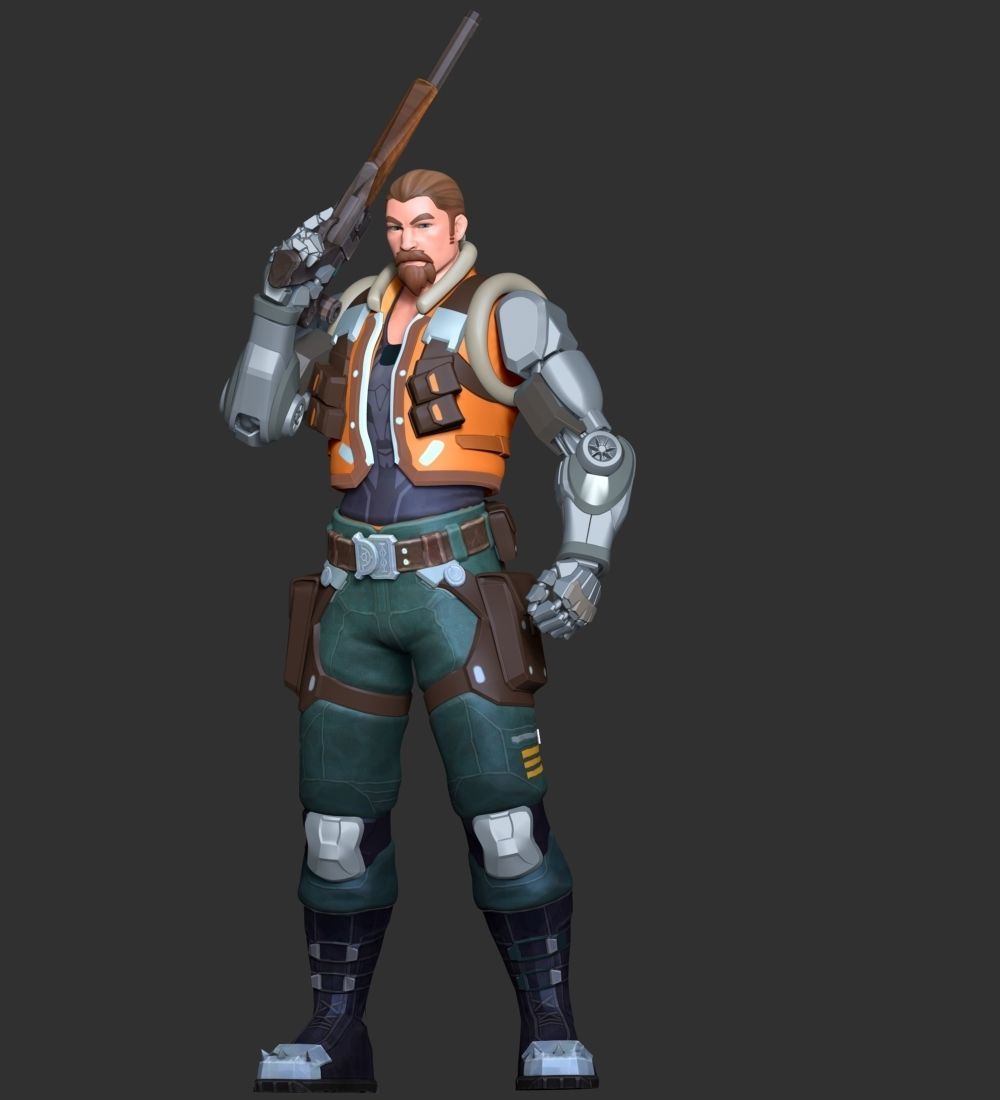 Breach - Valorant 3D print model_2