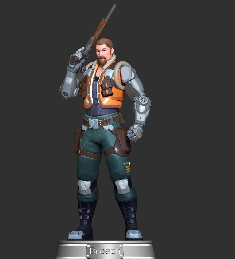 Breach - Valorant 3D print model_1