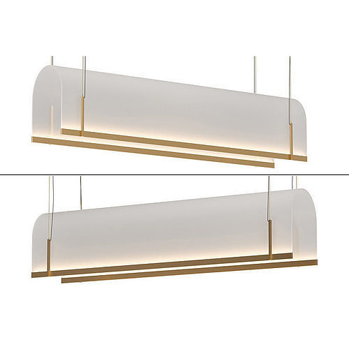 Tunnel Baxter Pendant Light Low-poly 3D model
